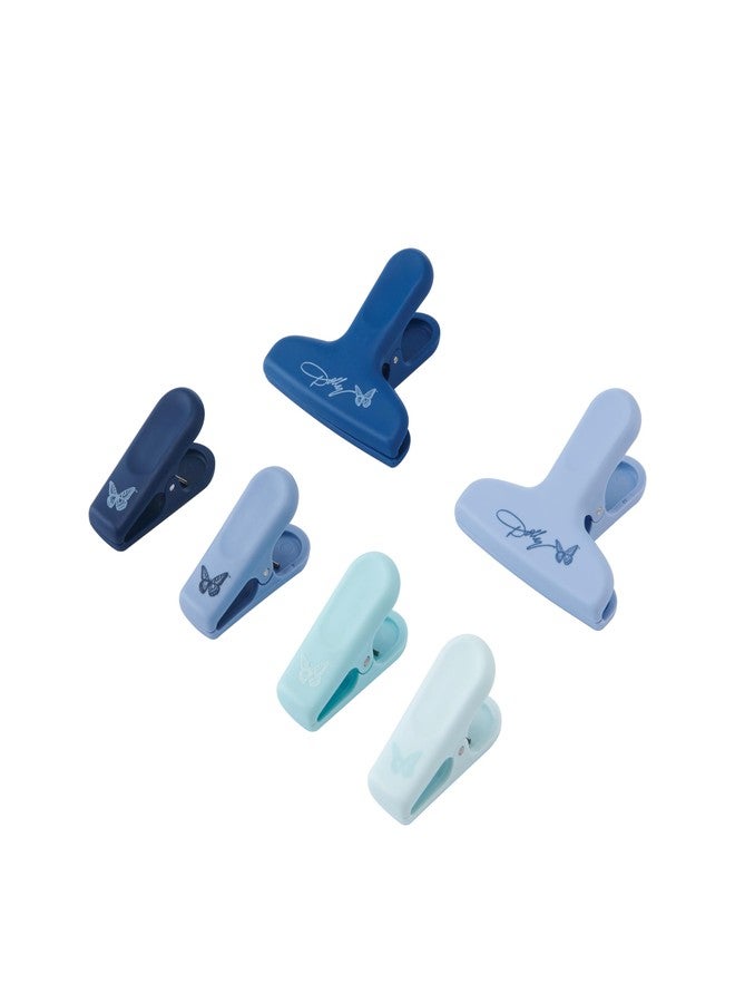 Dolly Parton Bag Clips- Magnetic Kitchen Clips for Chips, Snacks, Books and Notes - BPA-Free Plastic, Decorative Food Storage Clips, Set of 6 - Image 4